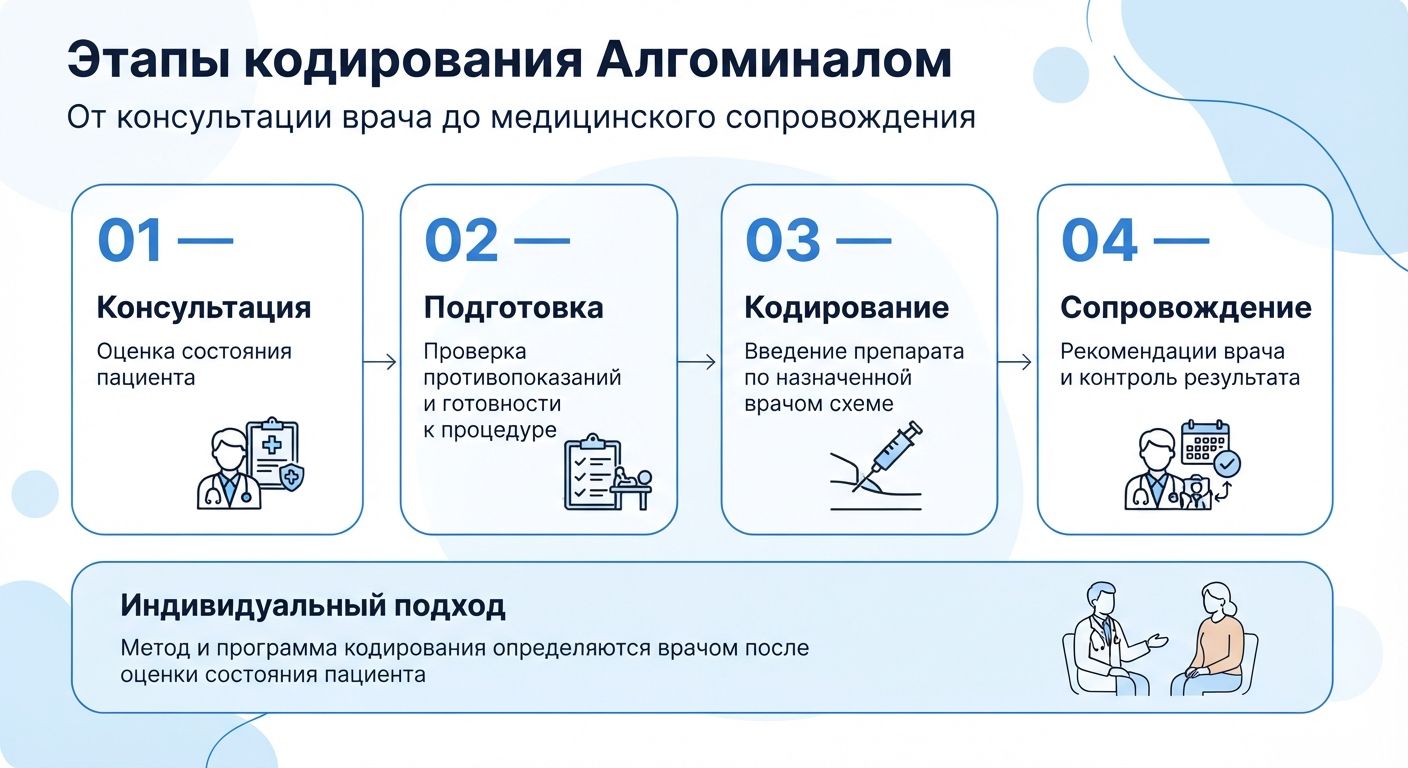Кодирование препаратом «Алгоминал» в Актаныше инфографика